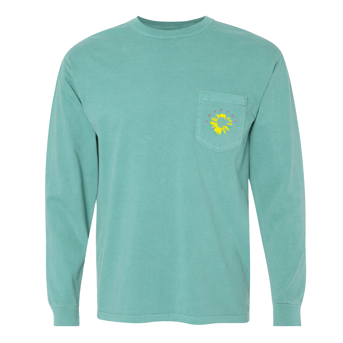 ¿Dónde Estás Corazón? Pocket Longsleeve Tee - Seafoam